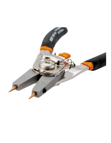 Alicates Reajustables Para Anillos De Seguridad Interior Y Exterior 160mm 2928-160 Bahco