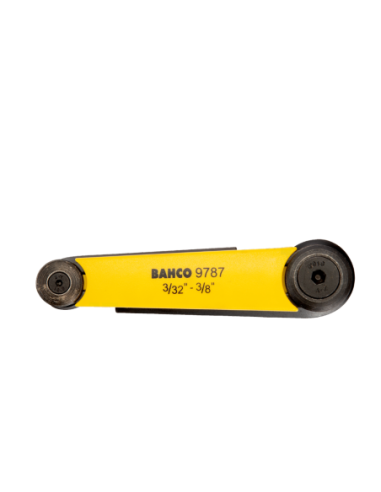 Juego De Llaves Allen Hexagonal Plegable 7 Piezas Be-9787 Bahco