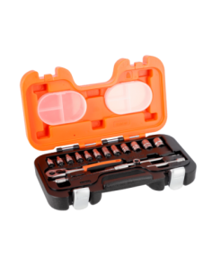 Set De Tubos Con Cuadro Conductor De 1/4 Perfil Hexagonal Imperial Y Crique Caja 16 Piezas S160af Bahco 2