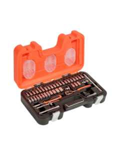 Set De Tubos Con Cuadrado Conductor De 1/4 Perfil Hexagonal Metrico Y Crique Tubos Con Punta 46 Piezas S460 Bahco