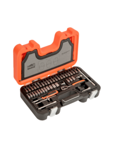 Set De Tubos Con Cuadrado Conductor De 1/4 Perfil Hexagonal Metrico Y Crique Tubos Con Punta 46 Piezas S460 Bahco 2