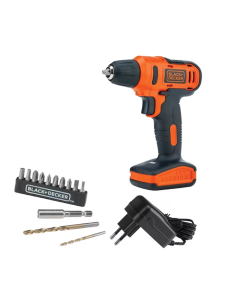 Combo Taladro Inalambrico + Kit Black&decker Ld12s-ar