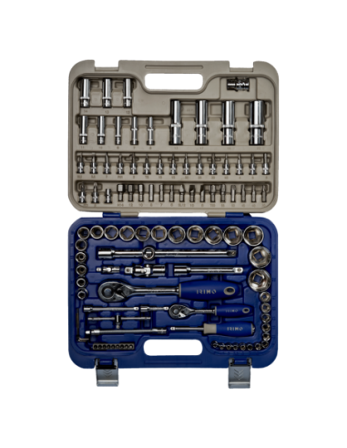 Caja Tubos Y Accesorios Encastre 1/2 Y 1/4 101 Piezas 129-101-4 Irimo