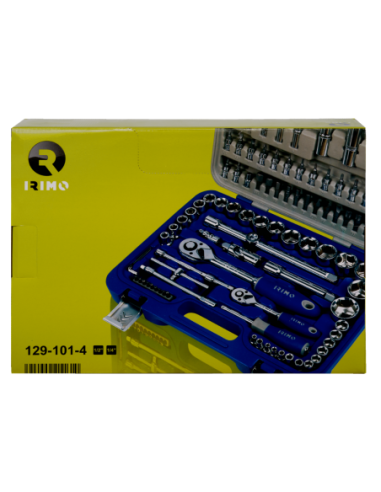 Caja Tubos Y Accesorios Encastre 1/2 Y 1/4 101 Piezas 129-101-4 Irimo