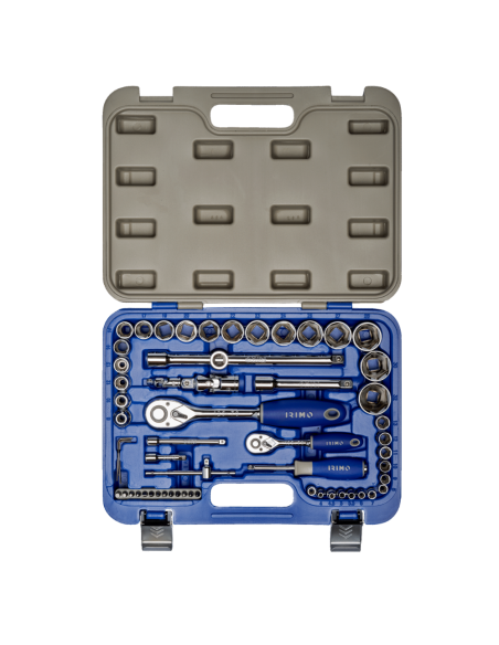 Caja Tubos Y Accesorios Encastre 1/2 Y 1/4 58 Piezas 129-58-4 Irimo Caja Tubos Y Accesorios Encastre 1/2 Y 1/4 58 Piezas 129-58-4 Irimo