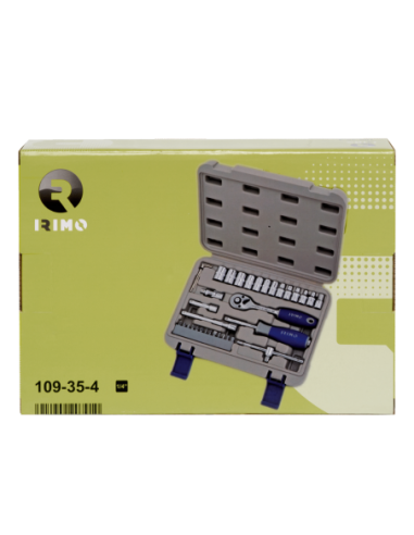 Caja Tubos Y Accesorios Encastre 1/4 35 Piezas 109-35-4 Irimo