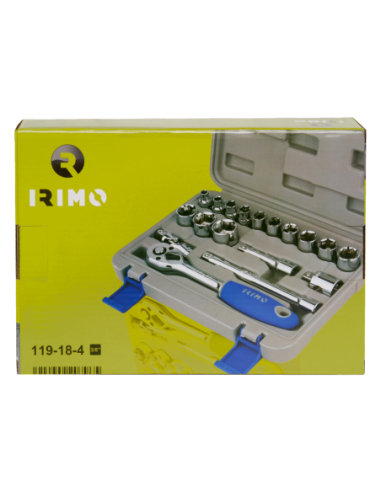 Caja De Tubos Y Accesorios Encastre 3/8 18 Piezas 119-18-4 Irimo
