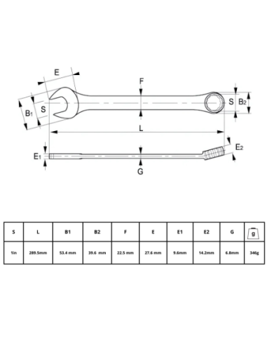 Llave Combinada 1 25a-32-2 Irimo
