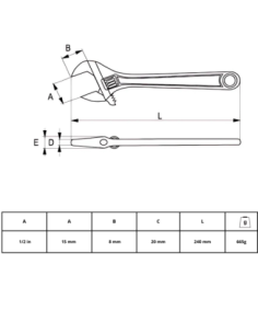 Llave Para Canos Tipo Sueco 3/4 303081 2