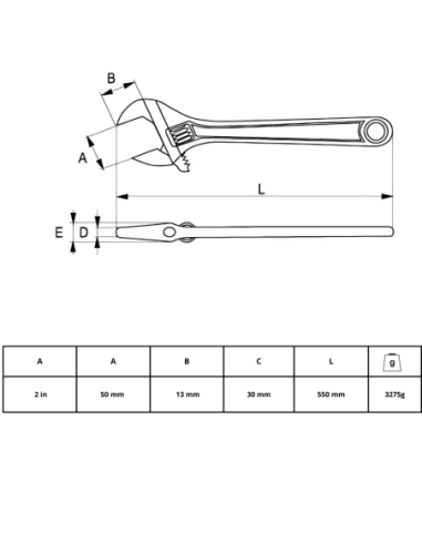 Llave Para Canos Tipo Sueco 2 303131 Irimo