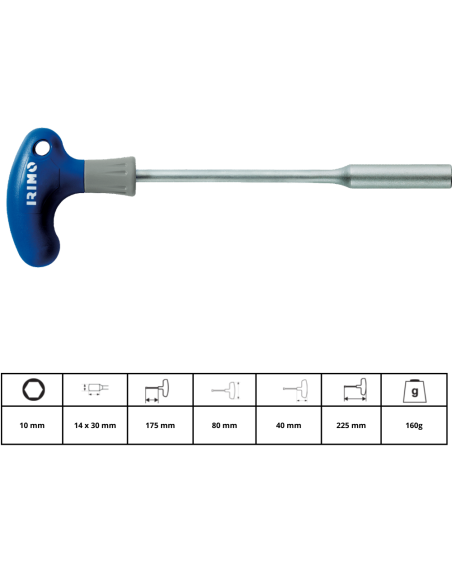 Llave T 10 191-10-175 Irimo Llave T 10 191-10-175 Irimo