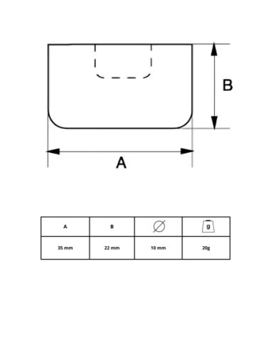 Boca Repuesto Nylon Para Martillo 529081 Irimo