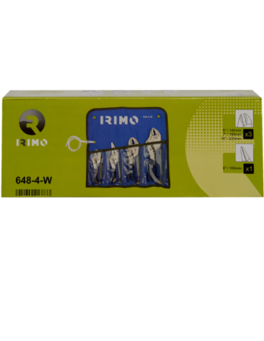 Juego De Pinzas De Presion 4 Piezas 648-4-w Irimo