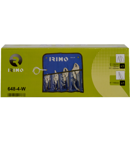 Juego De Pinzas De Presion 4 Piezas 648-4-w Irimo