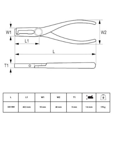 Pelacables 160mm 629-160-1 Irimo