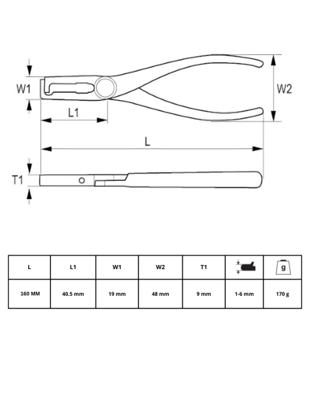 Pelacables 160mm 629-160-1 Irimo