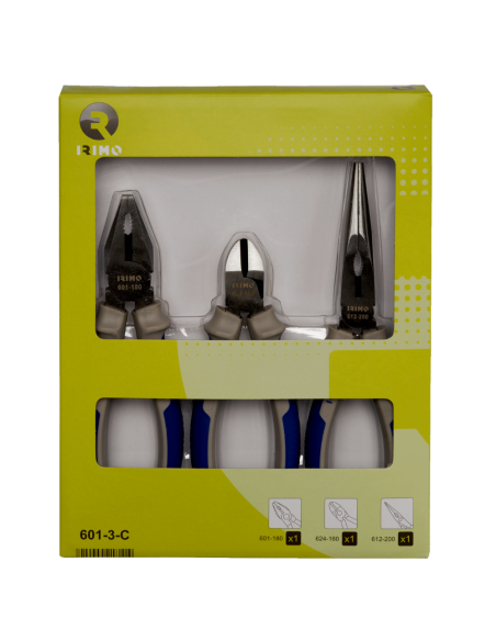 Set De 3 Pinzas Universal Corte Diagonal Semiredonda 601-3-c Irimo Set De 3 Pinzas Universal Corte Diagonal Semiredonda 601-3-c Irimo