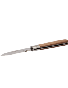 Cuchillo Plegable De Electricista Mango Madera 664-200-1 Irimo