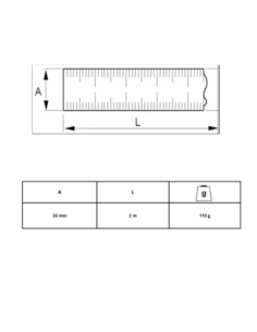 Regla Plegable De Madera 985-2-1 Irimo 2