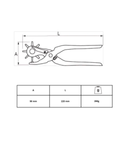 Revolver Sacabocados 2 - 4.5 330021 Irimo 2