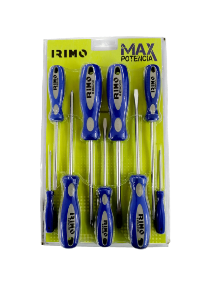 Set 9 Destornilladores 459a-9-b Irimo Set 9 Destornilladores 459a-9-b Irimo