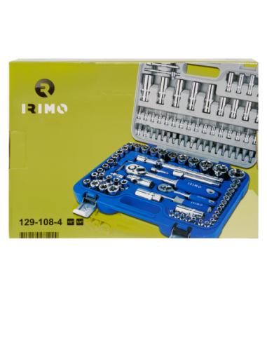 Caja Tubos 1/4 Y 1/2 108 Piezas 129-108-4 Irimo