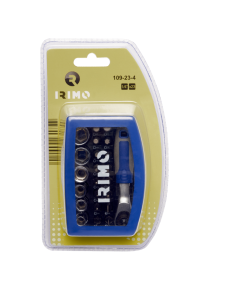 Set Mini De Tubos 23 Piezas + Puntas 109-23-4 Irimo Set Mini De Tubos 23 Piezas + Puntas 109-23-4 Irimo