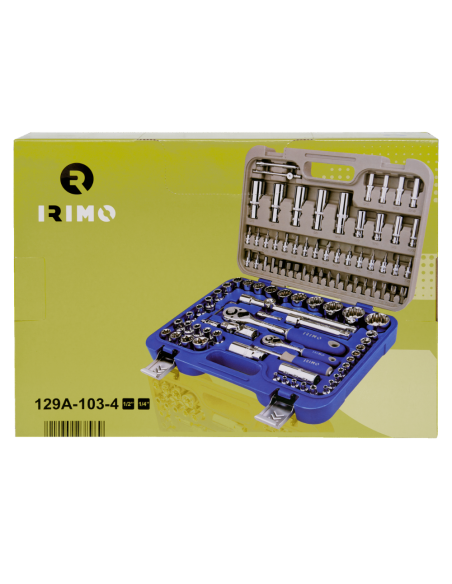 Caja Tubos 1/4 Y 1/2 103 Piezas 129a-103-4 Irimo