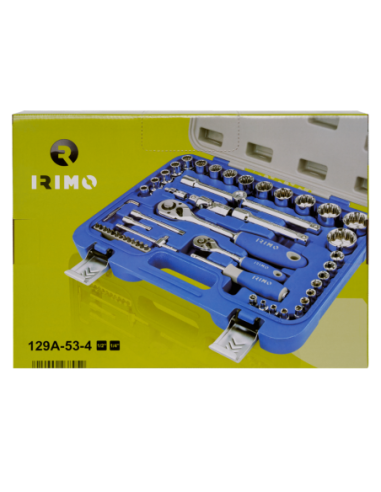 Caja Tubos 1/4 Y 1/2 53 Piezas 129a-53-4 Irimo