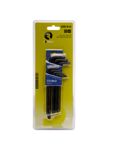 Juego De Llaves Acodadas Punta Torx 10 - 50 458-9-h Irimo