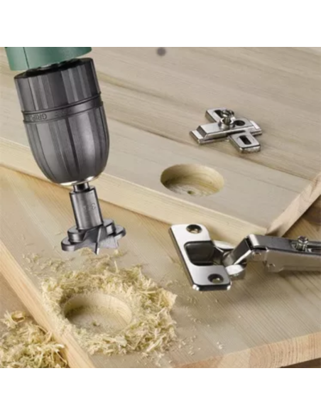 Mecha Para Fresar Bisagra Madera 30mm Kwb 49705520 Kwb