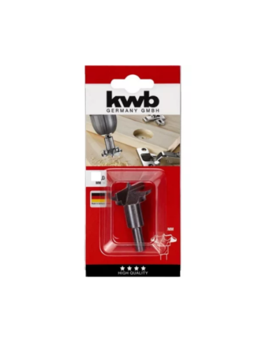 Mecha Para Fresar Bisagra Madera 30mm Kwb 49705520 Kwb