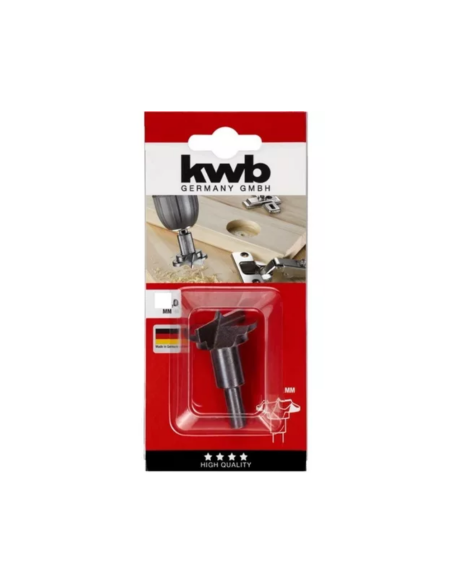 Mecha Para Fresar Bisagra Madera 30mm Kwb 49705520 Kwb