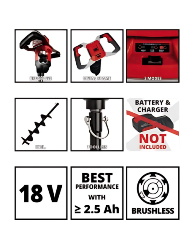 Hoyadora Inalambrica Gp-ea 18/150 Li Bl Solo 3437000 Einhell
