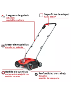 Escarificador Inalambrico Gc-sc 18/28 Li-solo 3420604 Einhell 2