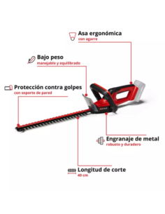 Cortacerco Inalambrico Gc-ch 18/40 Li Solo 3410940 Einhell 2
