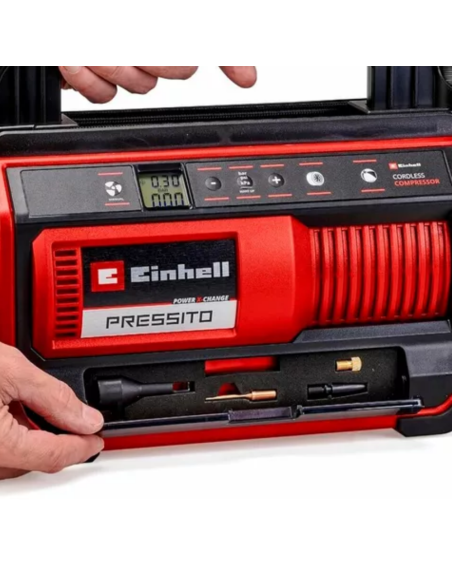 Compresor Inalambrico Pressito 18/25 4020420 Einhell Compresor Inalambrico Pressito 18/25 4020420 Einhell