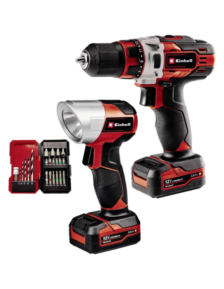 Taladro Atornillador 12v Te-cd 12/1 Li +22+cl (2x2.0ah) 4513598 Einhell Taladro Atornillador 12v Te-cd 12/1 Li +22+cl (2x2.0ah) 4513598 Einhell