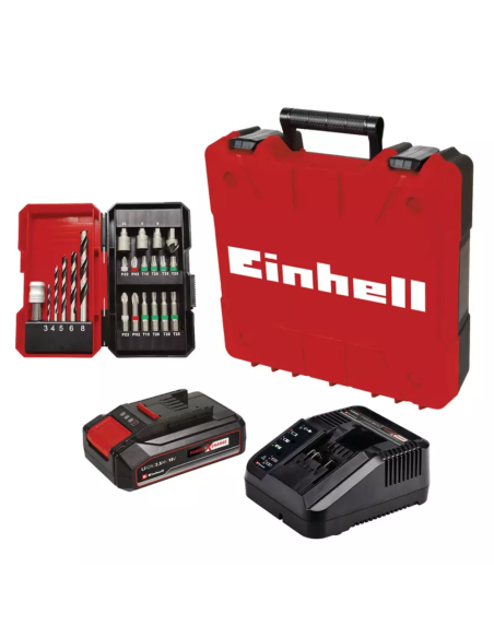 Taladro 18v Kit Te-cd 18/2 Li-i- +22 (1x 2 5ah) 4514220 Einhell Taladro 18v Kit Te-cd 18/2 Li-i- +22 (1x 2 5ah) 4514220 Einhell