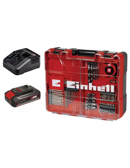Taladro Inalambrico En Kit Te-cd 18/40 Li + 68 (1x2 5 Ah) 4513955 Einhell Taladro Inalambrico En Kit Te-cd 18/40 Li + 68 (1x2 5 Ah) 4513955 Einhell