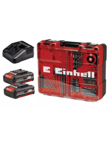 Taladro Inalambrico Con Percusion Te-cd 18/40 Li-i +64 (2x2 0ah) 4513992 Einhell