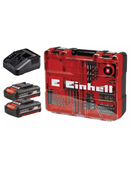Taladro Inalambrico Con Percusion Te-cd 18/40 Li-i +64 (2x2 0ah) 4513992 Einhell Taladro Inalambrico Con Percusion Te-cd 18/40 Li-i +64 (2x2 0ah) 4513992 Einhell