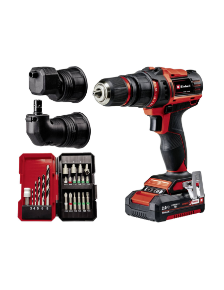 Taladro Inalambrico En Kit Te-cd 18/45 3x-li +22 1x2 0ah 4513990 Einhell Taladro Inalambrico En Kit Te-cd 18/45 3x-li +22 1x2 0ah 4513990 Einhell