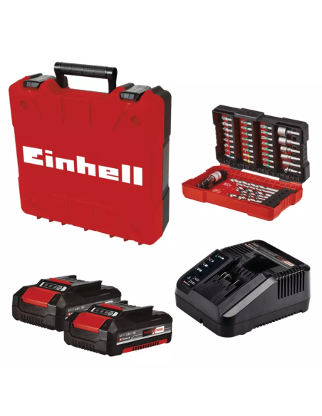 Taladro 18v  Tp-cd 18/60 Li-i Bl +39 Kit 2x2 0 4514206 Einhell Taladro 18v  Tp-cd 18/60 Li-i Bl +39 Kit 2x2 0 4514206 Einhell