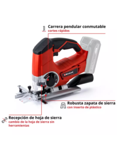 Sierra Caladora Inalambrica Te-js 18 Li Solo 4321200 Einhell 2