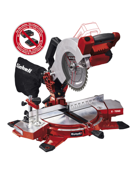 Ingleteadora Inalambrica Te-ms 18/210 Li Solo 4300890 Einhell Ingleteadora Inalambrica Te-ms 18/210 Li Solo 4300890 Einhell