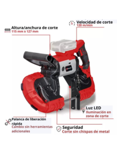Sierra De Banda Sin Fin Inalambrica Te-mb 18/127 4504216 Li Solo Einhell 2