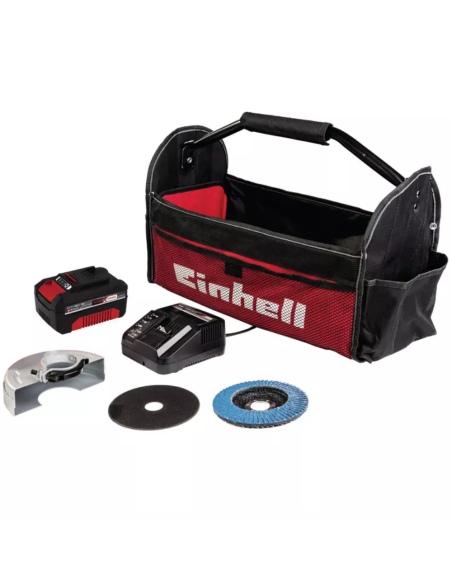 Amoladora Angular Inalambrica Te-ag 18/115 Li (1x4 0ah) 4431134 Einhell Amoladora Angular Inalambrica Te-ag 18/115 Li (1x4 0ah) 4431134 Einhell