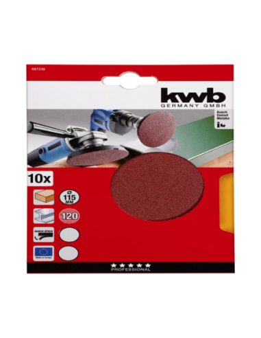 Lijas Velcro 115 Gr 120 X 10 49487310 Kwb