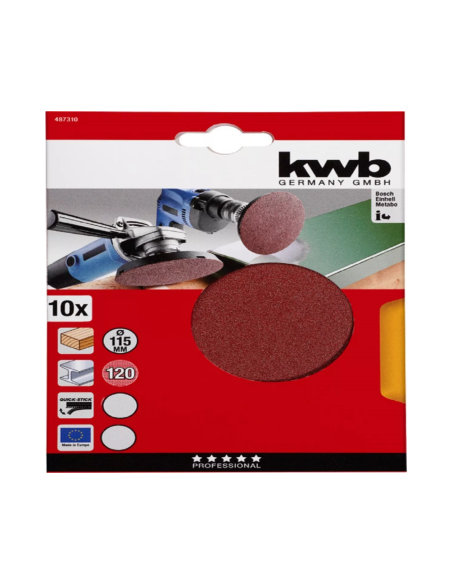 Lijas Velcro 115 Gr 120 X 10 49487310 Kwb